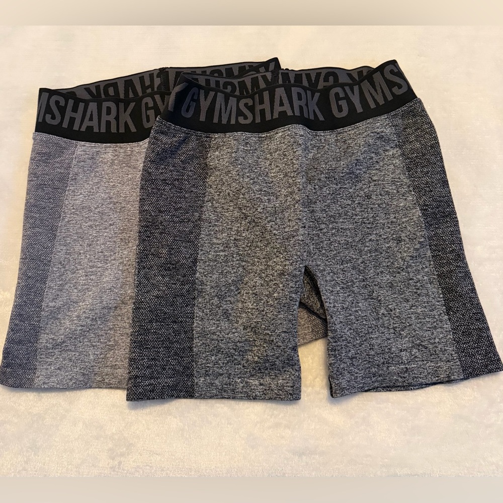 Gymshark Gray Training Shorts- medium- 2 pair of shorts